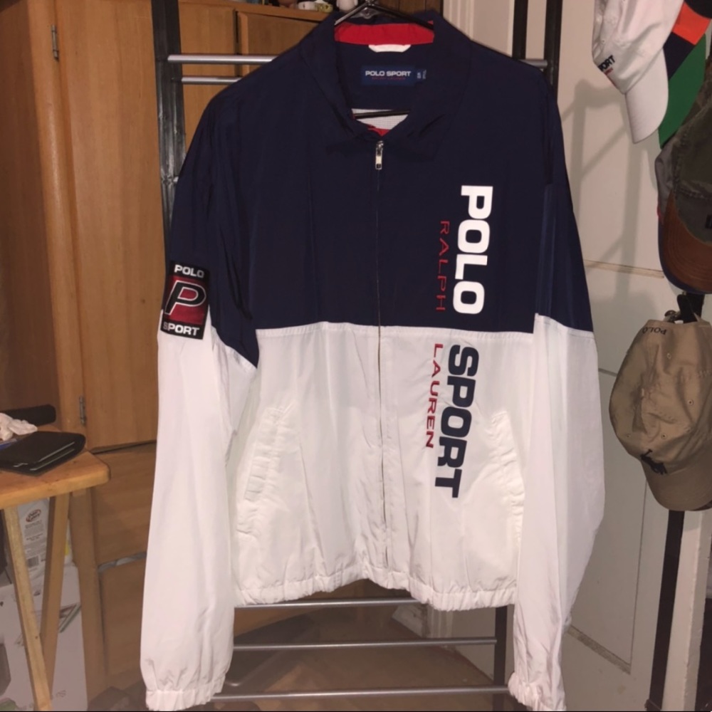 Retro polo sport jacket